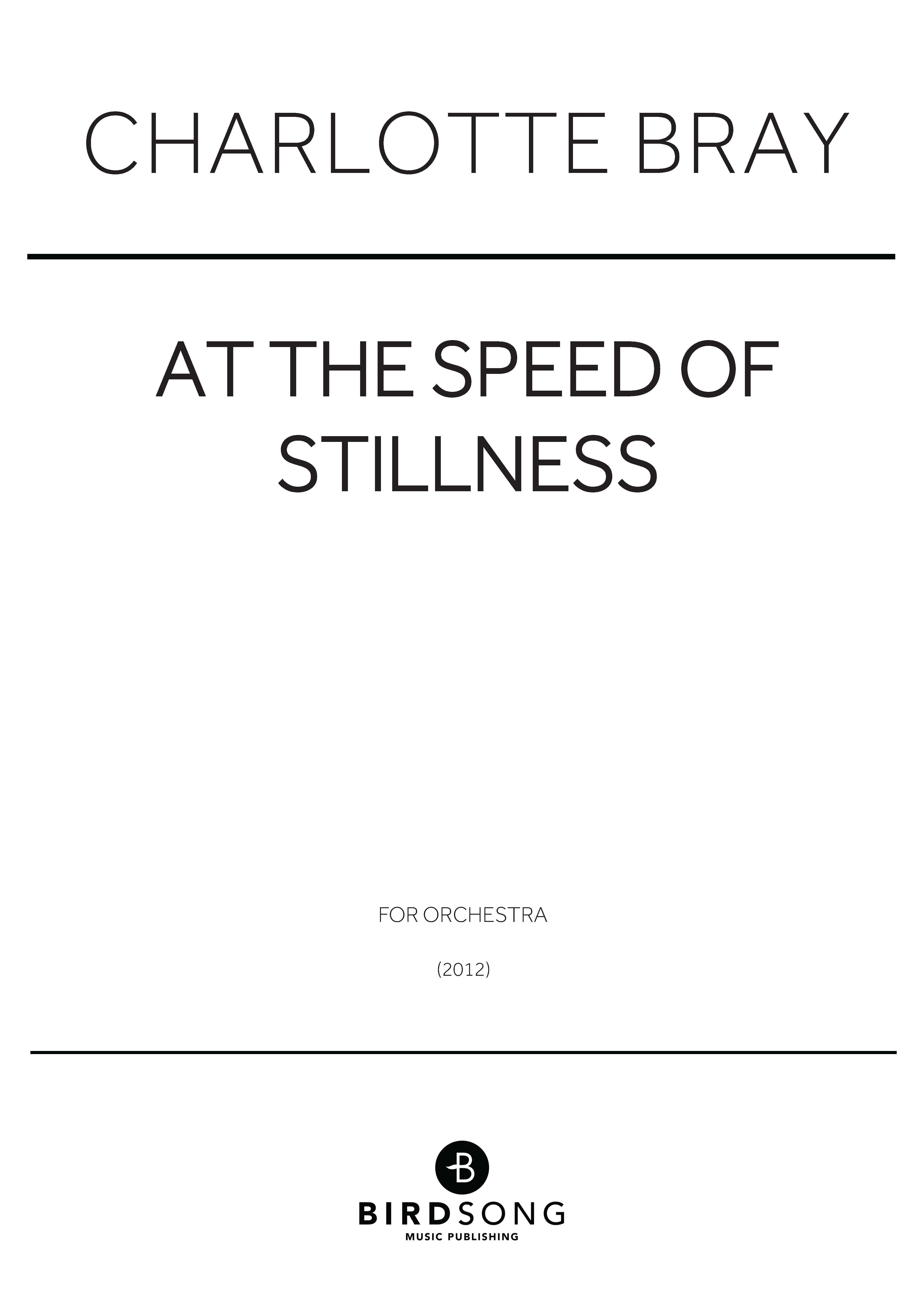 At The Speed Of Stillness - Orchestra (Digital Download)