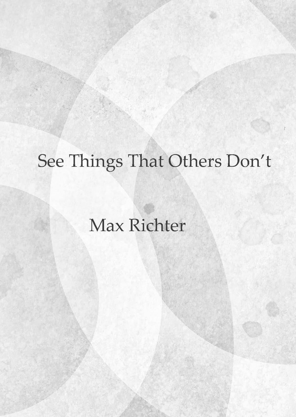 See Things That Others Don't - Piano Solo (Digital Download)