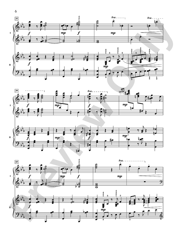 Four Songs by George Gershwin - 2 Pianos, 4 Hands (Digital Download)