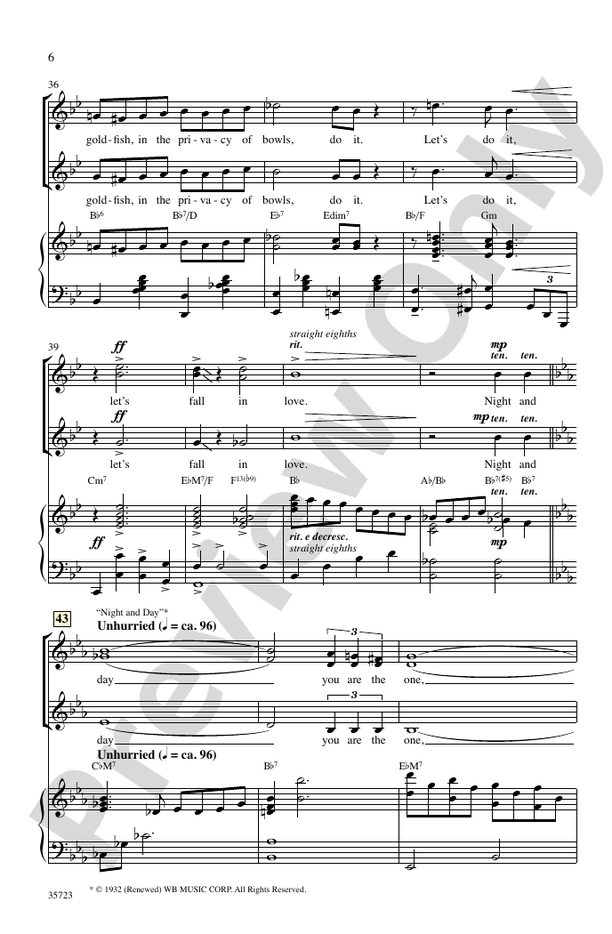Let's Fall in Love – SSA Choral Octavo (Digital Download)