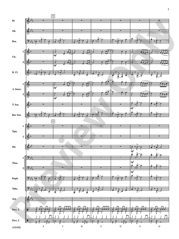 Camino del Sol - Concert Band Conductor Score & Parts (Digital Download)
