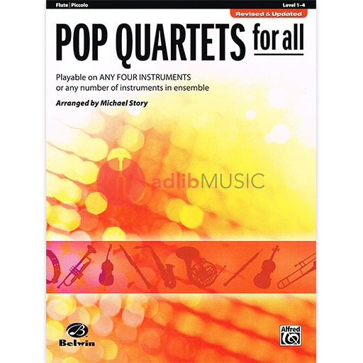 Pop Quartets for All Flute - Various - Alfred Music