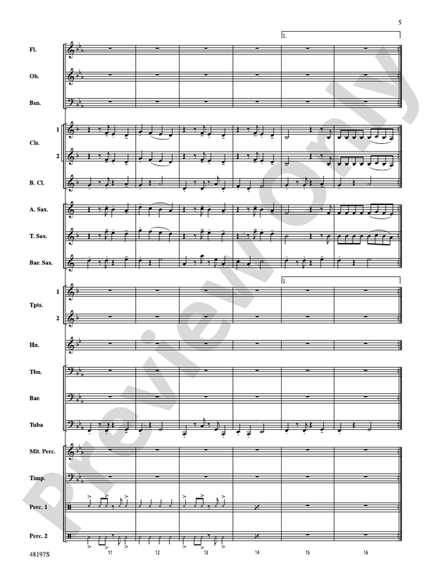Liar - Concert Band Conductor Score & Parts (Digital Download)
