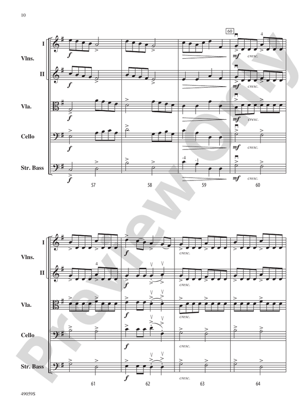 Sinfonietta for Strings - String Orchestra Conductor Score & Parts (Digital Download)