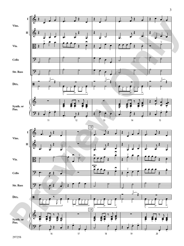 A Breeze in the Keys – String Orchestra Conductor Score & Parts (Digital Download)