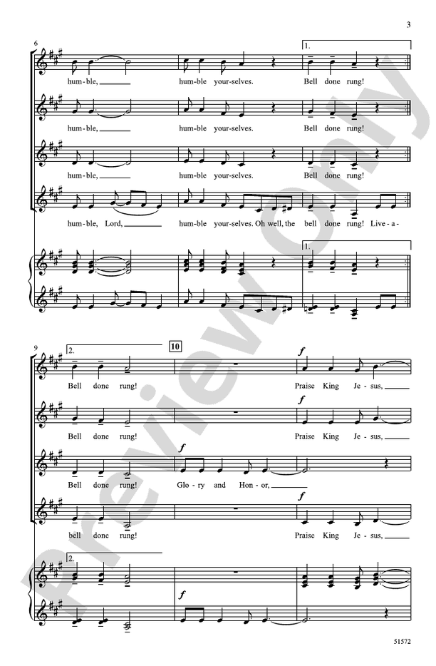 Live-a-Humble - SSAA Choral Octavo (Digital Download)