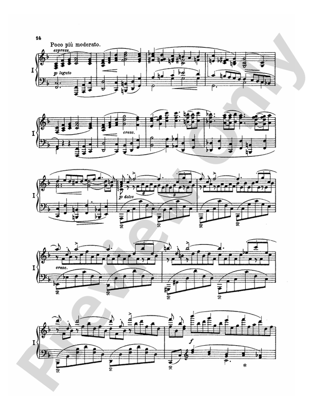 Brahms - Piano Works, Volume III (2 Concertos, Paganini Variations & Waltzes) - Piano Solo (Digital Download)