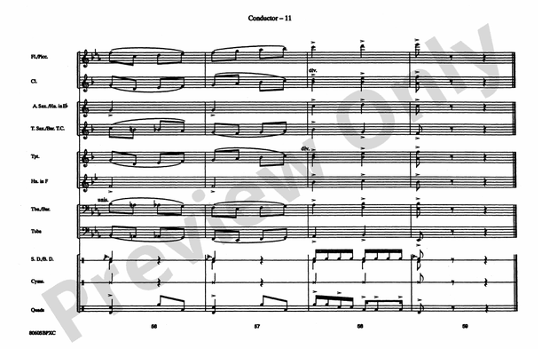 Service Songs - Set 1 (Navy/Army) – Marching Band Conductor Score & Parts (Digital Download)
