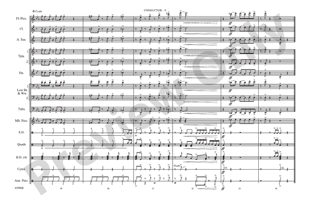 Papa's Got a Brand New Bag – Marching Band Conductor Score & Parts (Digital Download)