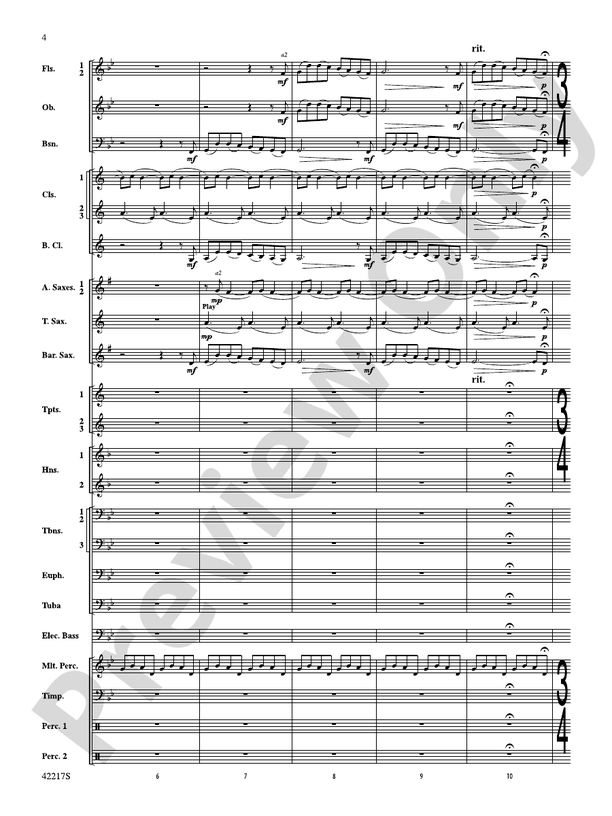 Christmas Eve/Sarajevo 12/24 - Concert Band Conductor Score & Parts (Digital Download)