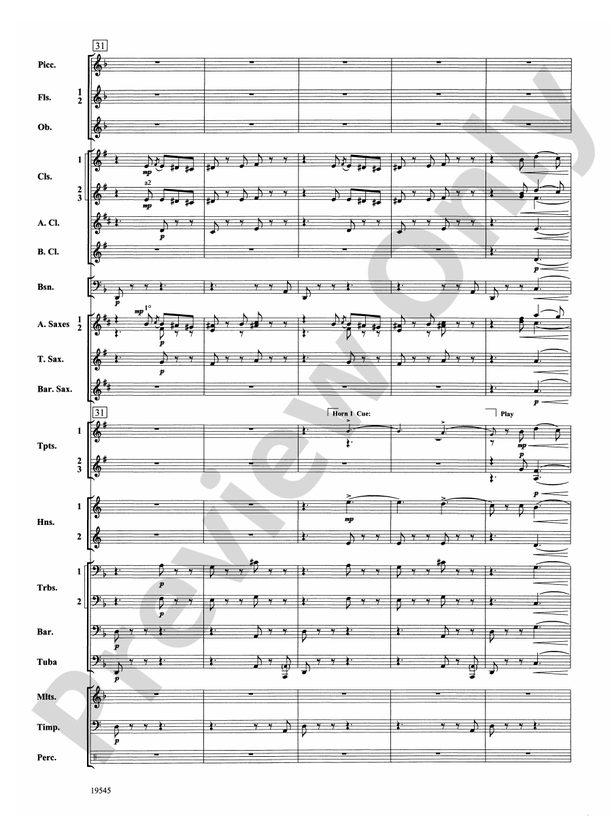 Funeral March of a Marionette (Grade 3) - Concert Band Conductor Score & Parts (Digital Download)