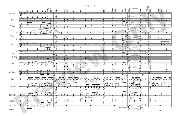Alacran – Marching Band Conductor Score & Parts (Digital Download)