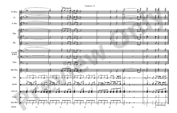 Already Gone (Arr. Brian Scott) – Marching Band Conductor Score & Parts (Digital Download)