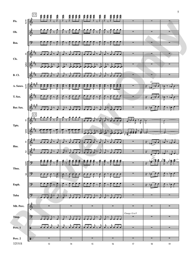 American Salute - Concert Band Conductor Score & Parts (Digital Download)
