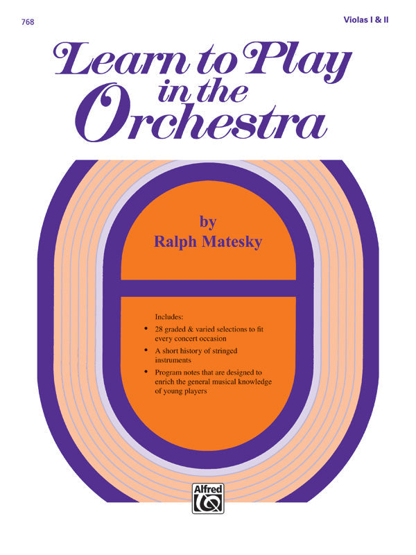 LEARN TO PLAY IN THE ORCHESTRA BK 1 VLA 1 & 2
