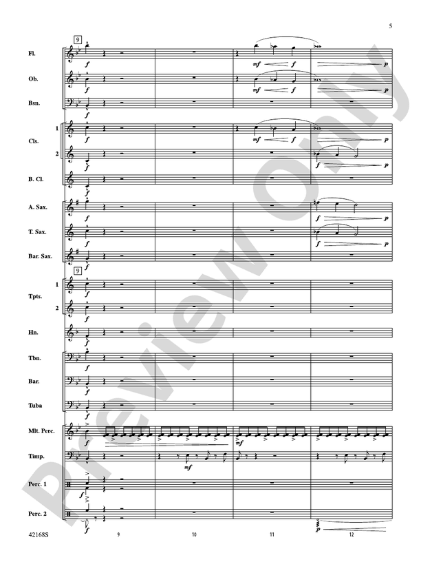 A Day in a Life (Grade 2) - Concert Band Conductor Score & Parts (Digital Download)