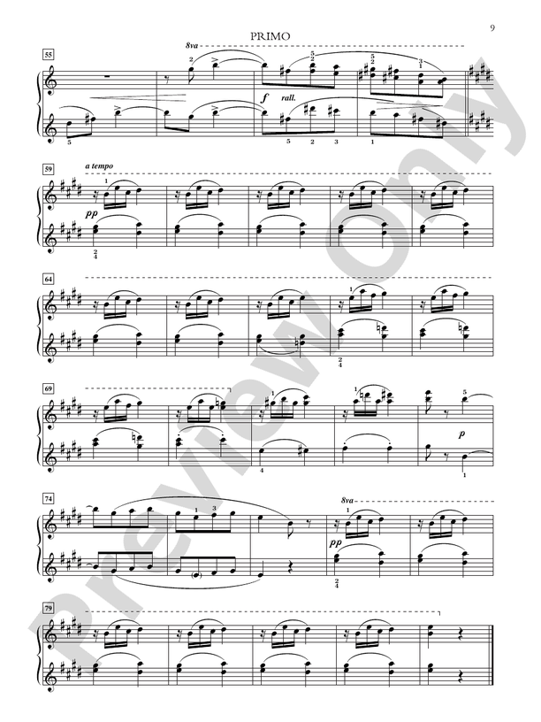 Faure - Dolly Suite, Opus 56 - 1 Piano, 4 Hands (Digital Download)