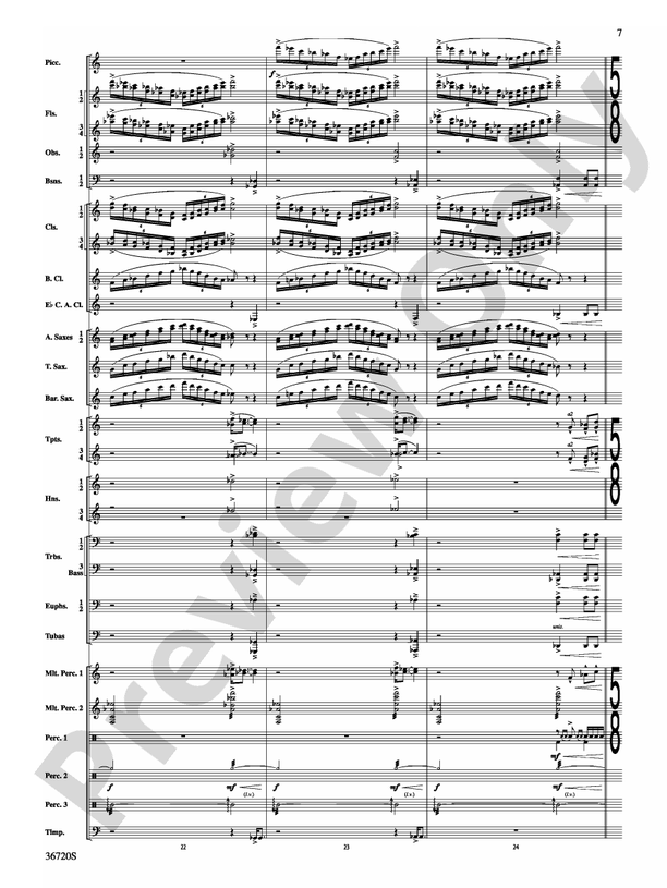 Tribute (Grade 4.5) - Concert Band Conductor Score & Parts (Digital Download)