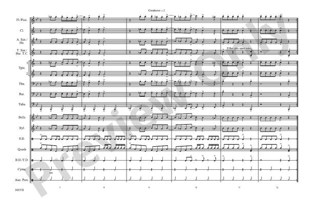 Finale (Don't Feed the Plants) – Marching Band Conductor Score & Parts (Digital Download)