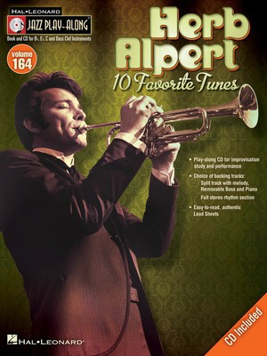 Herb Alpert - Jazz Play-Along Volume 164 - Bb Instrument|Bass Clef Instrument|C Instrument|Eb Instrument - Hal Leonard