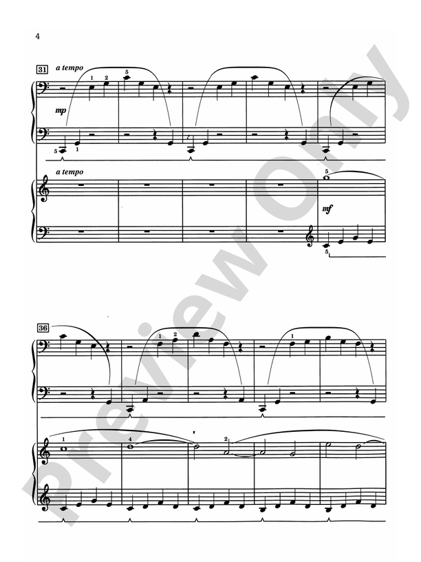 A Quiet Moment - 2 Pianos, 4 Hands (Digital Download)