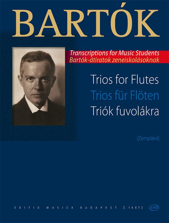 TRIOS FOR FLUTES SCORE & PARTS CPLTE - BARTOK - FLUTE - EMB