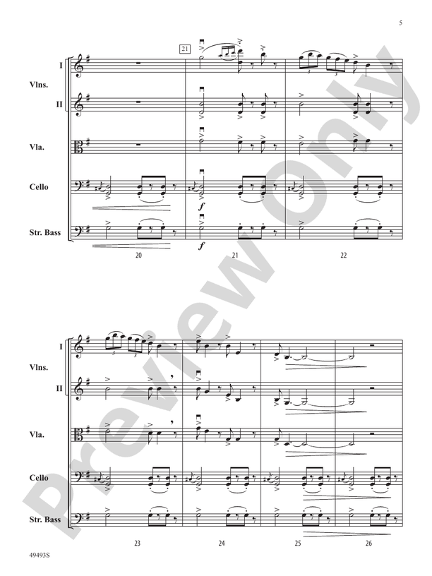 Hiawatha's Wedding Feast - String Orchestra Conductor Score & Parts (Digital Download)