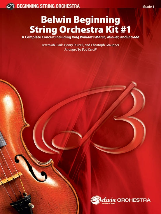 Belwin Beginning String Orchestra Kit #1 – String Orchestra Conductor Score & Parts (Digital Download)