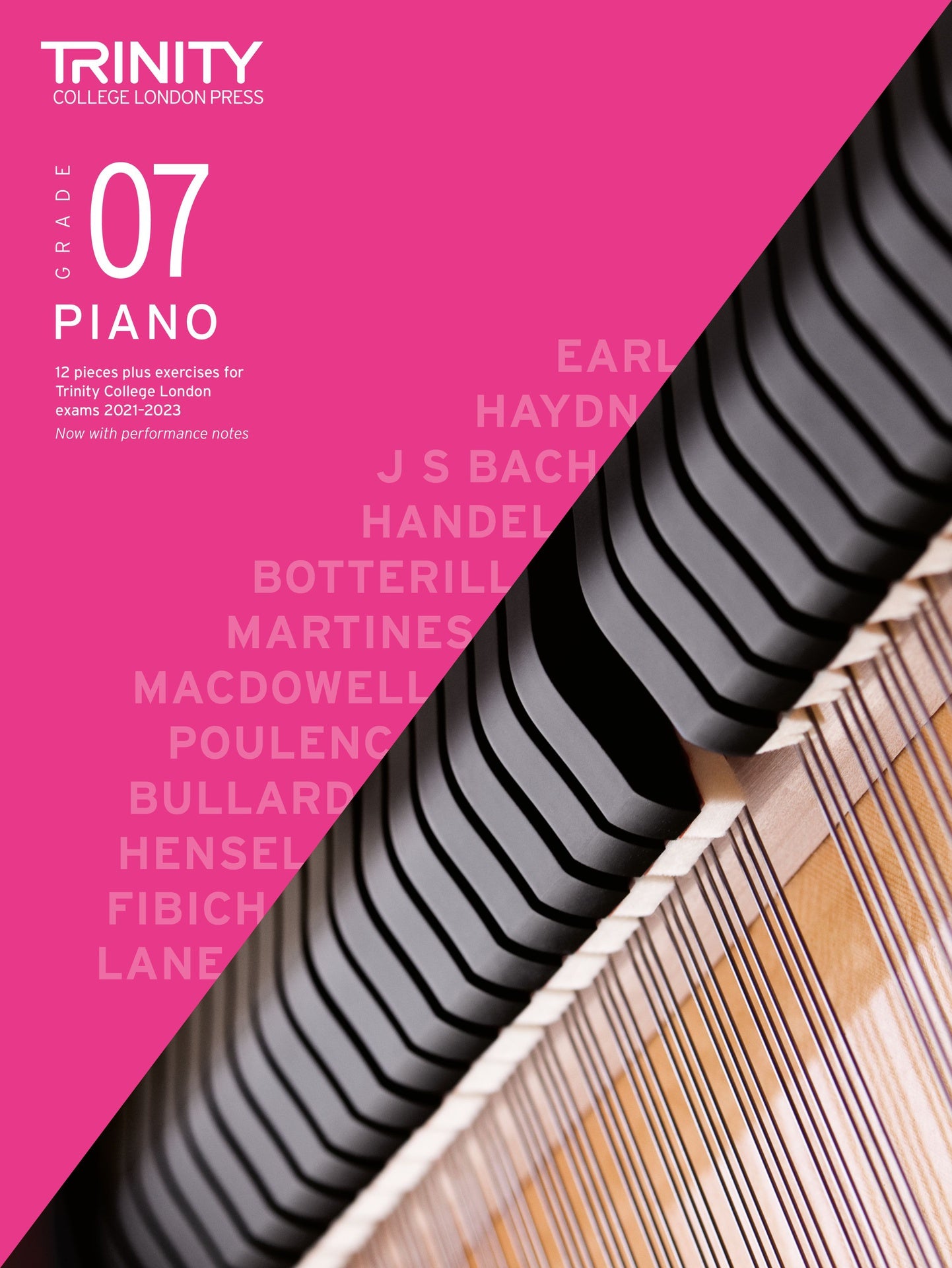 Trinity Piano Exam Pieces 2021-23 Grade 7 -Book Only - Trinity College TCL020307