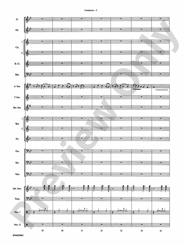When Summer Takes Flight - Concert Band Conductor Score & Parts (Digital Download)
