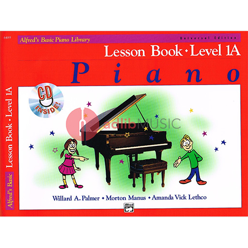 Alfred's Basic Piano Library Lesson Book 1A - Piano/CD by Lethco/Manus/Palmer Alfred Universal Edition 6489