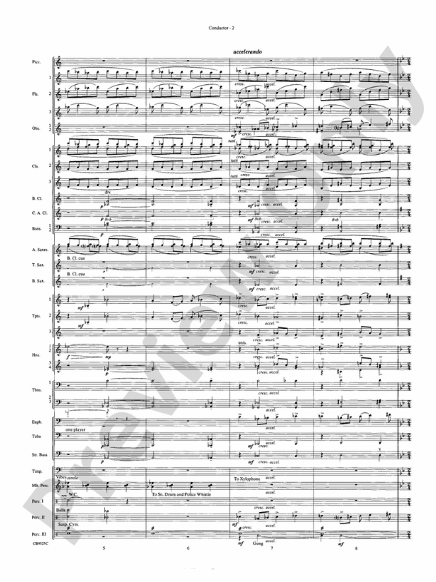 The Wizard of Oz (Medley) - Concert Band Conductor Score & Parts (Digital Download)