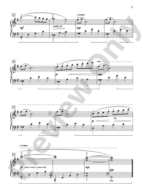 Preludes for Piano, Book 3: 6 Late Intermediate Pieces That Explore and Develop Lyrical Playing - Piano (Digital Download)