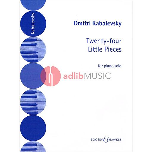 Kabalevsky - 24 Little Pieces Op39 - Piano arranged by Martin Hall Boosey & Hawkes M060034299
