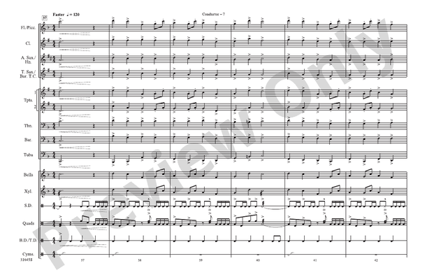 Promenade – Marching Band Conductor Score & Parts (Digital Download)