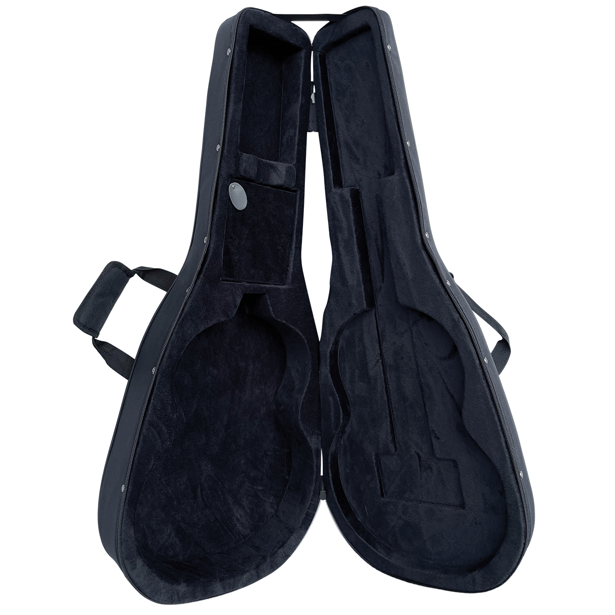 Guitar Case - DCM Premium PFC Polyfoam Lightweight Classical Guitar Case Black