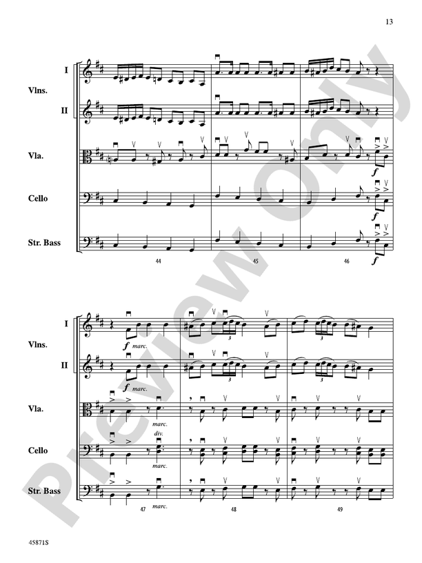 Hemispheres - String Orchestra Conductor Score & Parts (Digital Download)