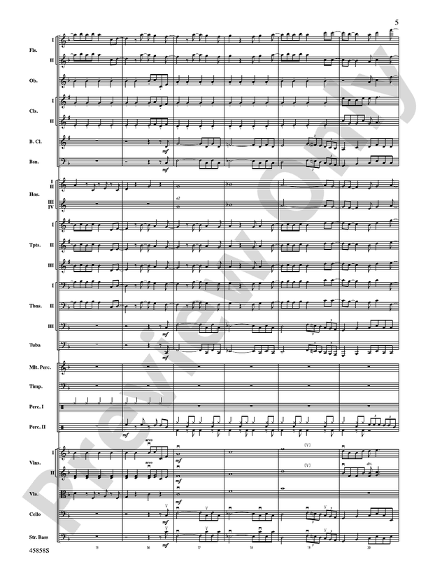 Hamilton, Suite from - Full Orchestra Conductor Score & Parts (Digital Download)
