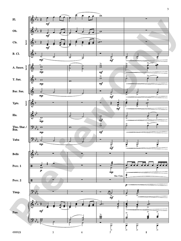 Skybridge Suite - Concert Band Conductor Score & Parts (Digital Download)