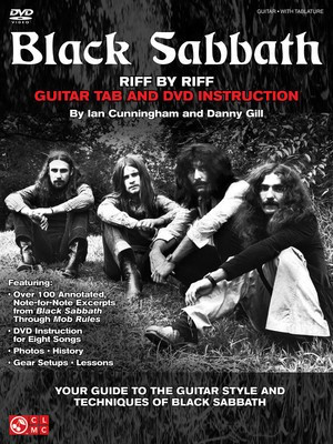 Black Sabbath - Riff by Riff - Your Guide to the Guitar Style and Techniques of Black Sabbath - Guitar Cherry Lane Music Guitar TAB /DVD