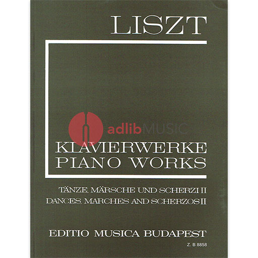 DANCES MARCHES AND SCHERZOS VOL 2 FOR PIANO - LISZT - PIANO - EMB