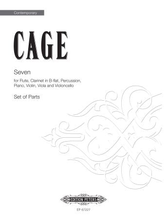 Seven - Clarinet/Flute/Piano/Violin/Cello/Viola/Percussion (Digital Download)