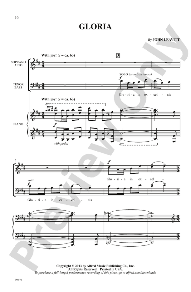 Missa Festiva – SATB Choral Octavo (Digital Download)