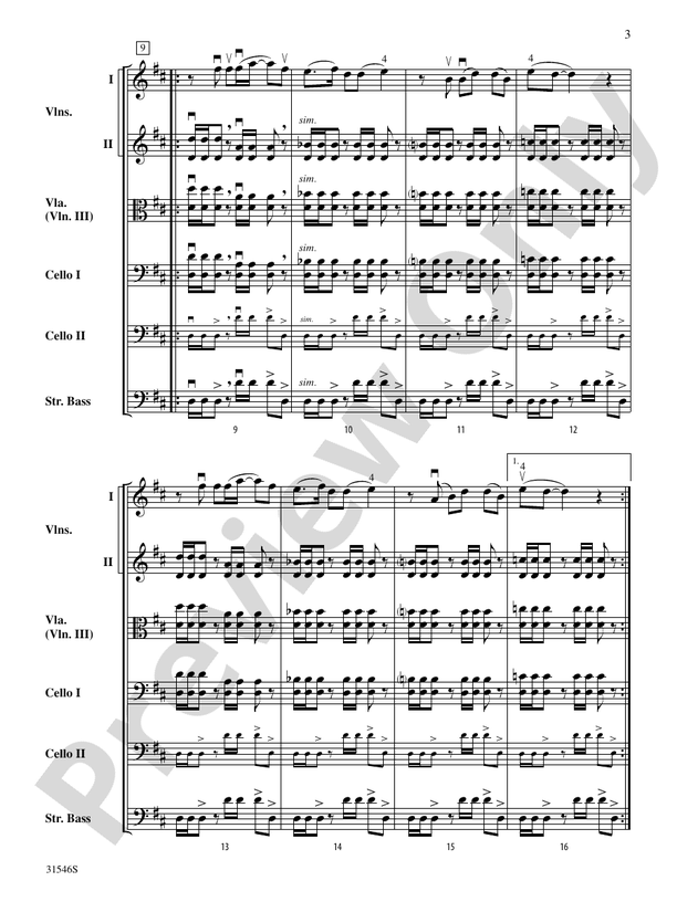 Kashmir – String Orchestra Conductor Score & Parts (Digital Download)