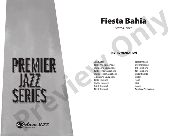 Fiesta Bahia - Jazz Ensemble Conductor Score & Parts (Digital Download)