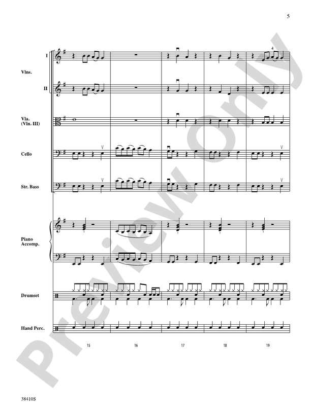 Any Way You Want It - String Orchestra Conductor Score & Parts (Digital Download)
