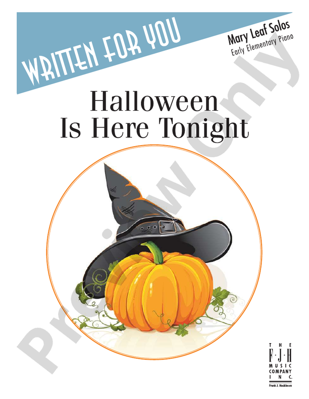 Halloween Is Here Tonight - Piano (Digital Download)