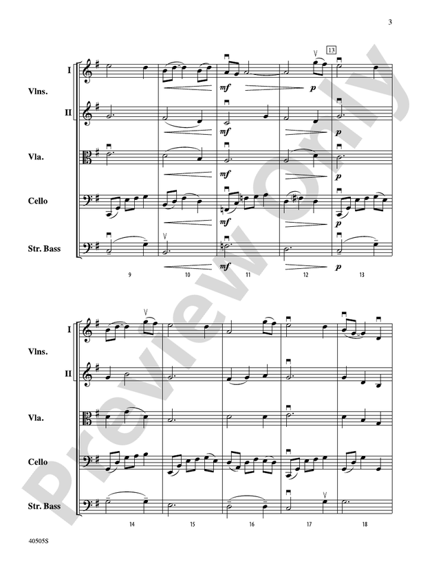 A Fiddler's Fancy – String Orchestra Conductor Score & Parts (Digital Download)
