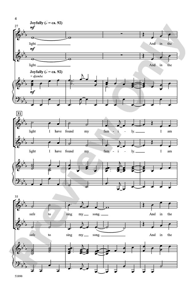 You Are Light - 2 Part Treble Choral Octavo (Digital Download)