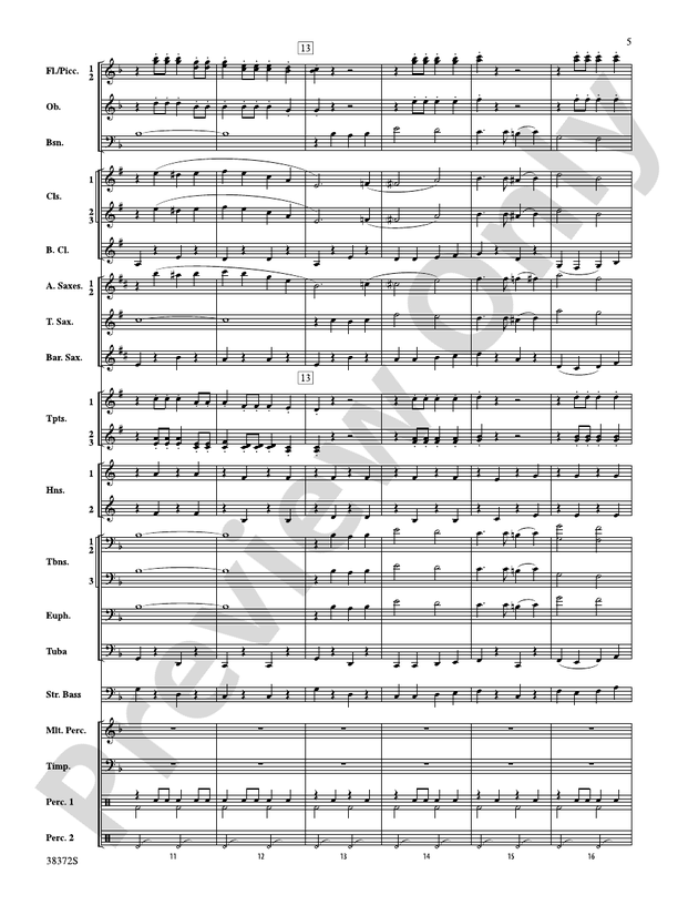 Con Brio - Concert Band Conductor Score & Parts (Digital Download)
